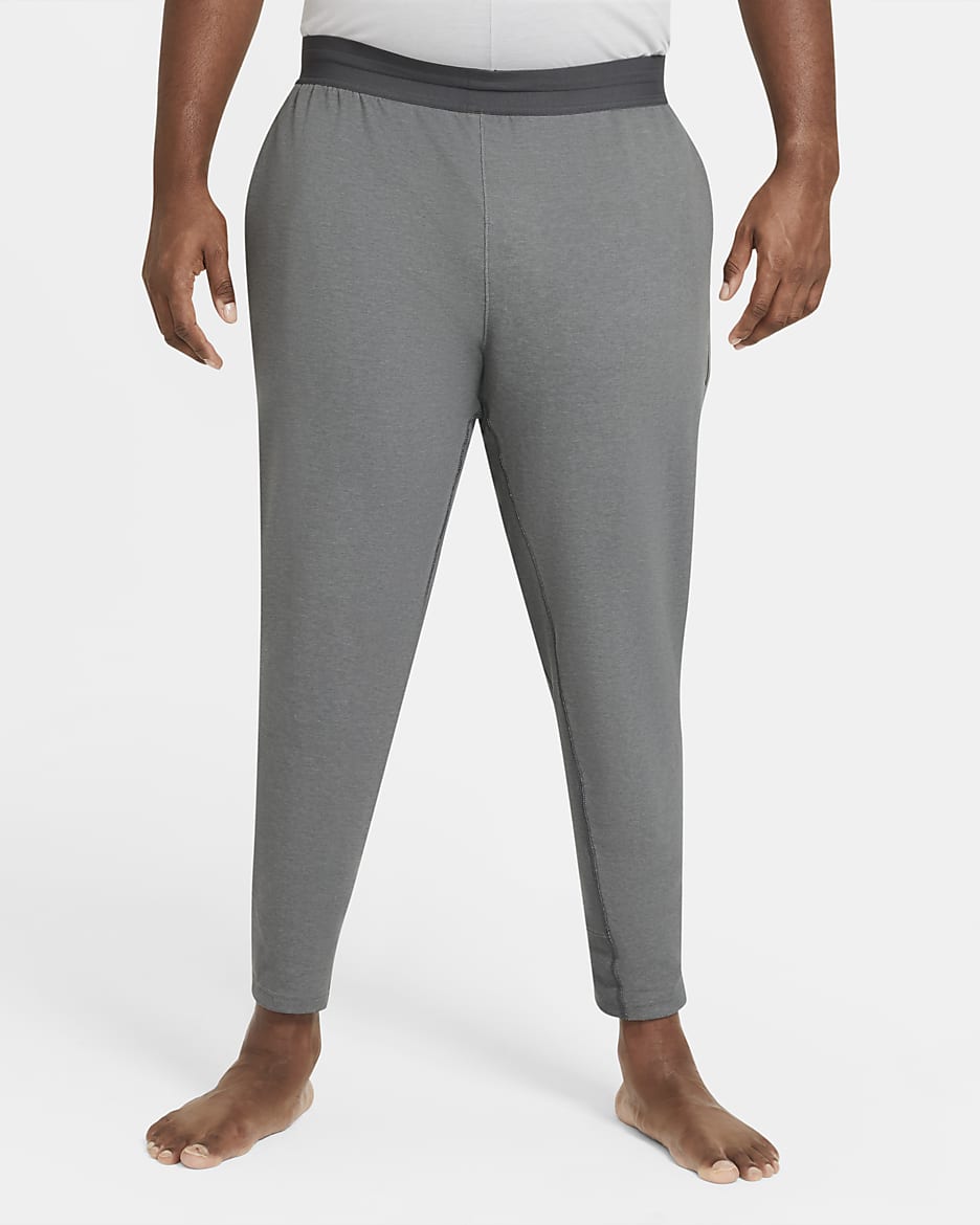 Nike Dri-Fiit shops Men's Gray Heather Cropped Yoga Pants Mens